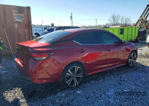 2022 Nissan Sentra Sr z USA, uszkodzony, nr VIN 3N1AB8DV7NY314375